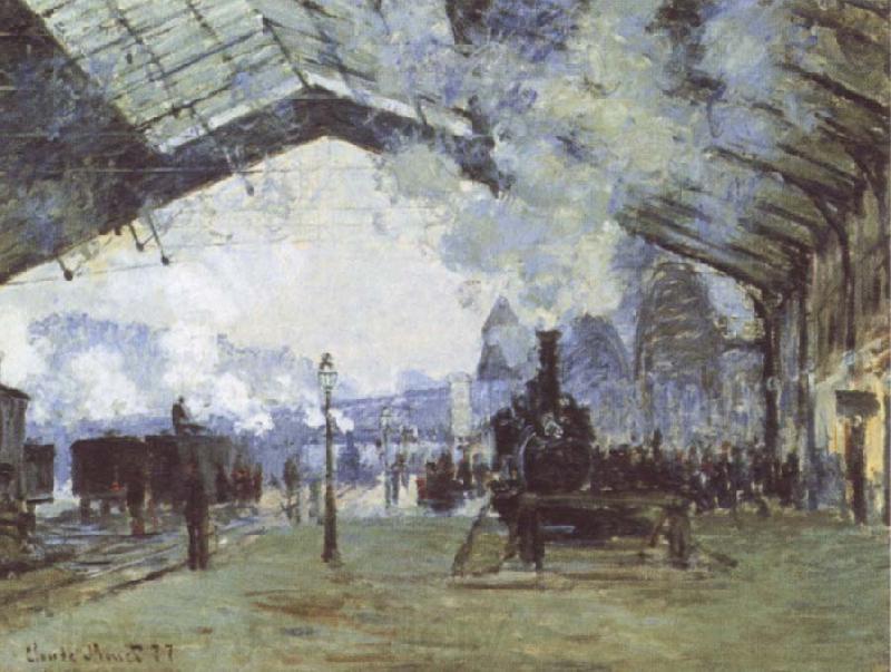 Claude Monet The Train from Normandy Norge oil painting art